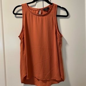 J.Crew Rust Perforated Blouse